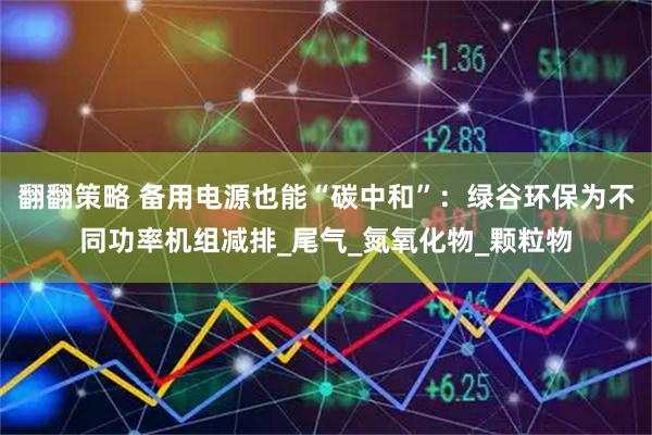 翻翻策略 备用电源也能“碳中和”：绿谷环保为不同功率机组减排_尾气_氮氧化物_颗粒物